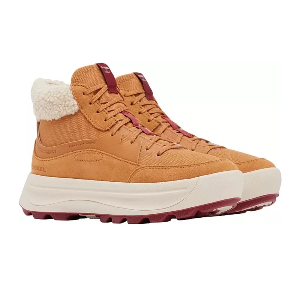 🆕 SOREL X CALIA Out 'N About 503 Mid Cozy Sneaker Boots (NWT)